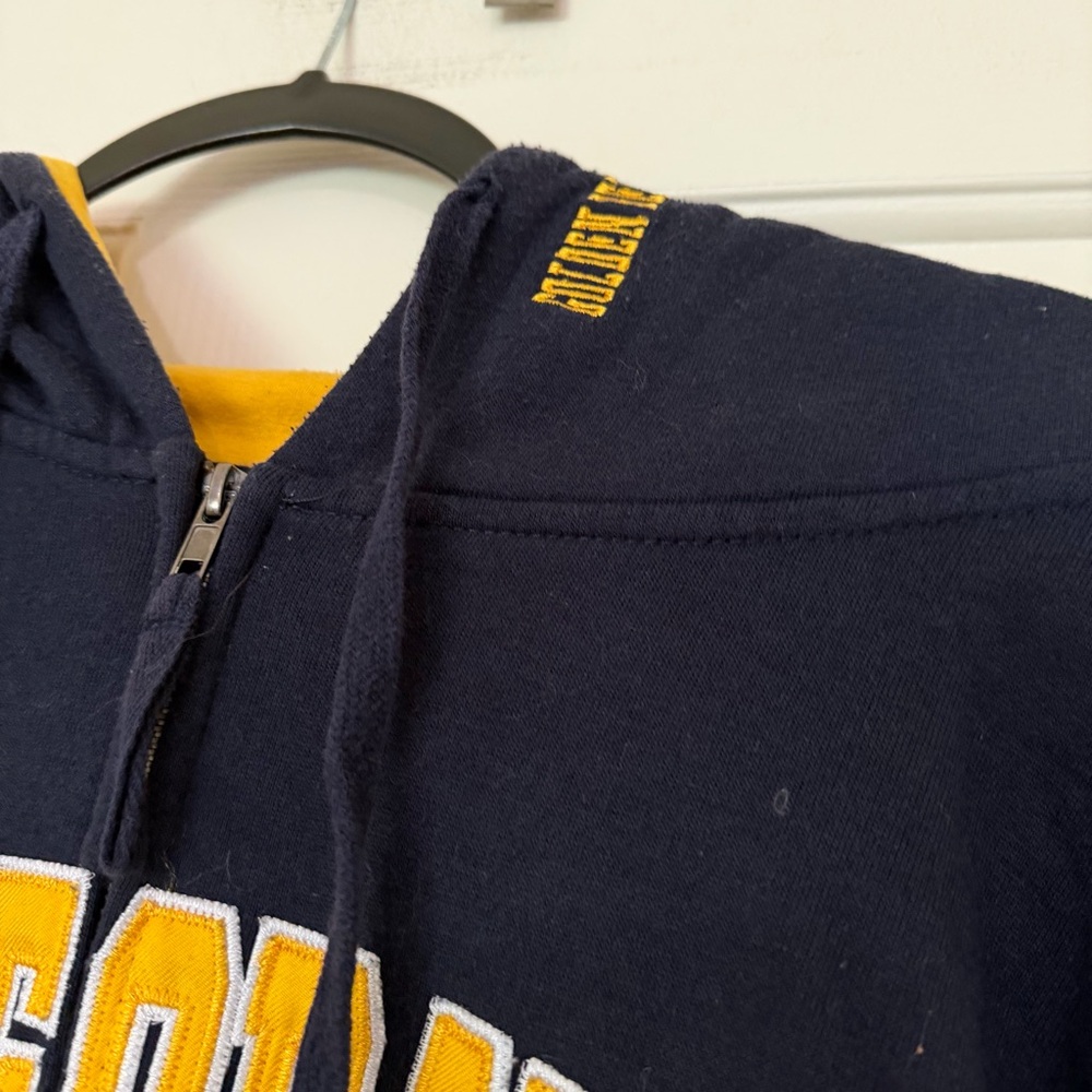 University of California Berkeley Hoodie Navy Hooded Sweatshirt Jacket XXL Cal - Picture 4 of 8